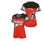 クリーブランド・ブラウンズレディースゲームWinningドライブJerseyスタイルシャツ 3L オレンジ