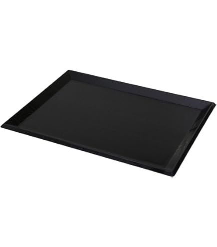 業務用　トレー　おぼん　お盆　12枚 Amazon｜トータル通販 脇取盆 黒天朱 尺7 340-23211(Z331) お盆