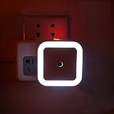 正方形の0.5 WプラグでLEDナイトライトランプライトセンサーforキッズ用ベビー保育園のベッドルーム、EUプラグ