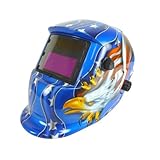 Neiko 53933A Auto-Darkening and Solar Power Welding Helmet for TIG/MIG - American Eagle by Neiko