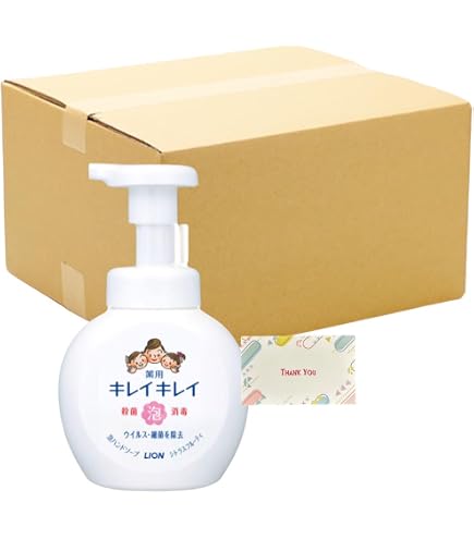 Amazon.co.jp: ライオン キレイキレイ 薬用泡ハンドソープ 250ml×20点