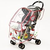 ベビーカー用 レインカバー ハローキティ ベビー用品