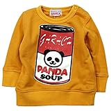 【秋冬春対応】 GARACH(ギャラッチ)裏毛PANDASOUP Ptトレーナー 95cm /Ma NO.AH-1631613