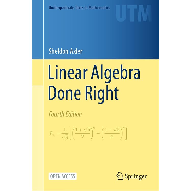 Linear Algebra Done Right 3e - Axler S | 9783319110790