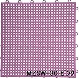 水廻りフロアー サワーチェッカー MZSW-30 30枚セット 色 ピンク サイズ 厚13mm×タテ300mm×ヨコ300mm／枚 30枚セット寸法（1500mm×1800mm） 【日本製】 【防炎】