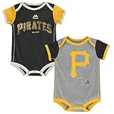 Pittsburgh PiratesヴィンテージBaby / Infant Goチーム2 Piece Creeper Set