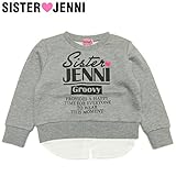 (ジェニィ)JENNI 裏毛 ロゴ 前裾見せ 長袖トレーナー 100 モクグレー(031)