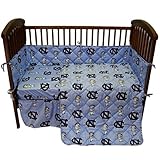 College Covers International North Carolina Tar Heels 5ピースベビーベッドセットby College Covers