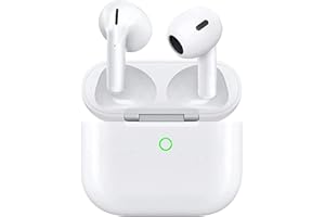 Wireless Earbuds 4, Wireless Bluetooth 5.2 Headphones 3D HiFi Stereo Headphones Noise Cancellation in-Ear Built-in Mic with C
