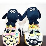 【パンパースS17枚使用】【グリーンソックス】【男の子用ラッピング】おむつケーキ 出産祝い ベビーリュック と ひつじのショーンのスタイとベビーソックス (9月の誕生石のサンキャッチャー)