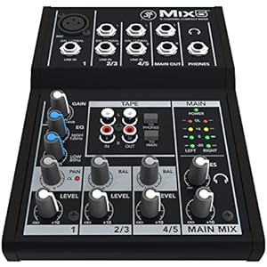 MACKIE マッキー 超コンパクトアナログミキサー MIX5 国内正規品