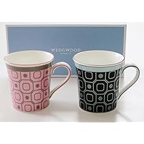 WE DGWOOD コ━ヒ━カップペア　箱付きお値下げ 本日中お買いあげの方 Amazon.co.jp: ウェッジウッド パラディオ マグ ピンク＆ブルー