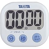 タニタ キッチン 勉強 学習 タイマー マグネット付き 大音量 大画面 100分 ホワイト TD-384 WH でか見えタイマー