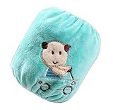 かわいい赤ちゃんぬいぐるみOversleevesキッズスリーブブルーカバー2ペア