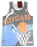 Cleveland Cavaliers Nba Mitchell & NessメンズPlayoff Win昇華タンクトップ M グレイ