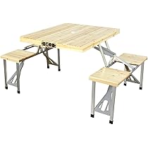 アルミピクニックテーブルセット（未使用）＋パラソル（used） アルミピクニックテーブルセット（未使用）＋パラソル（used） アルミ