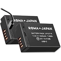 Amazon | ロワジャパン LP-E17 Type-C 直接充電 2個 互換 バッテリー