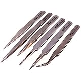 ステンレス製ピンセット 6本組セット　TS10-TS15