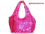 キラキラ・スパンコール手提げ(ピンク)