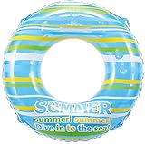 ヒオキ 浮き輪 サマーボーダーウキワ 100cm (空気栓大付)