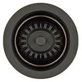 Whitehausコレクションrnw35l-orbh 3 1 / 2 "バスケットstrainer-oil Rubbed Bronze highlighted-