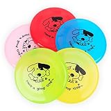 TTKB.HH 5PCS Bending Not Deformed Pet Frisbee Training Tools Pet tToys Plastic Frisbee Training Pet 