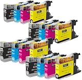 【UNIQUE-INK】LC12（17） ブラザー 互換インクカートリッジLC12(17)-4CL【(16PK)-4BK-4C-4M-4Y】DCP-J940N DCP-J925N MFC-J710D MFC-J6710CDW DCP-J525N MFC-J705D MFC-J825N MFC-J955DN DCP-J540N MFC-J840N MFC-J860DN