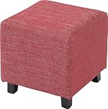 不二貿易 玄関 シンプル スツール ファブリック ピンク 81919