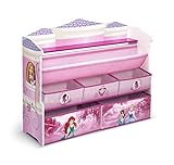 Delta Children Deluxe Book & Toy Organizer, Princess [並行輸入品]