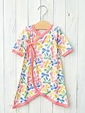 ampersand(アンパサンド) ベビー コンビ 肌着 赤ちゃん 男の子 女の子 新生児 60～70㎝ キナリ リボン