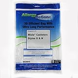 Miele GN Compatible Long Performance Allergen Vacuum Bags - 5 pack w/2 filters, by Allergy Be Gone. 