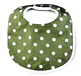 Infantissima Toddler Bib, Dot Celery by Infantissima