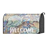 Welcome Blue Crabs on新聞22 x 18標準サイズメールボックスカバー