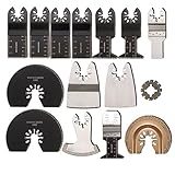 MOHOO マルチツール　振動刃 替刃 セット マキタ 互換 先端工具 ボッシュ カットソー ブレード 15pcs