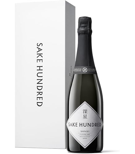 SAKE HUNDRED スパークリング日本酒 720ml Amazon.co.jp: 【高級ギフト】SAKE HUNDRED 深星（しんせい