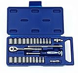Williams 50672 1/4 Drive Socket and Drive Tool Set, 27-Piece [並行輸入品]