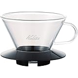 カリタ(Kalita) コーヒー ドリッパー ウェーブシリーズ ガラス製 2~4人用 ガラスドリッパー185 ドリップ 器具 喫茶店 カフェ アウトドア キャンプ