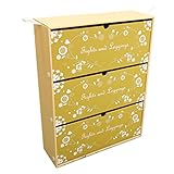 タイツ&amp;レギンスストッカー 花柄 オリーブ TLS-OL