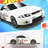 HW 2024 ＃096 ニッサン スカイライン GT-R (BCNR33) ホワイト [並行輸入品]