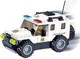 High Speed Police Car 114 Pcs Building Blocks Police Vehicle; Fully Armored Bullet Proof With Sirens