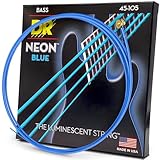 DR ベース弦 NEON ニッケルメッキ ブルー カラー コーテッド .045-.105 NBB-45