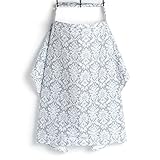 MRZD　授乳ケープ　マタニティ　出産祝い　フリーサイズ　多機能　 汗っかきの赤ちゃんに優しい　 綿100%　母乳育児サポート 軽量 持ち歩き お出掛けに便利 (銀色荘園)