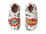[ロビーズ] Robeez Active Ace Soft Sole (Infant/Toddler) アンクルブーツ White/Print 12-18 Months (US 4.5-6 Toddl
