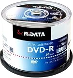 ライテック製 RiDATA 録画用DVD-R 50枚スピンドルケース D-RCP16X.PW50RD D