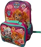 Paw Patrol Skye and Everest Large Backpack with Lunchbox [並行輸入品]