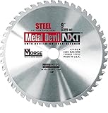 MK Morse CSM948NSC Metal Devil NXT Circular Saw Blade, 9-Inch Diameter, 48 Teeth, 1-Inch Arbor, for 