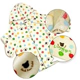 mikihouse　ミキハウス　 BBB★カラフル水玉★ベビーバスローブ　40-3807-565　【ギフト】