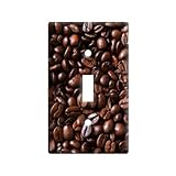 コーヒー豆ライトスイッチプレートカバー