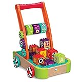 Infantino Bkids Natural Wood Busy Builder Wagon [並行輸入品]