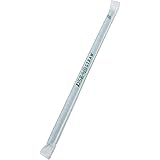 シバセ工業 日本製 わらお ストロー 【 CO2 フリーストロー 】 ジュース ドリンク 6mm×21cm ストレート 紙個包装 500本入 緑 業務用 テイクアウト イベント パーティー 縁日 屋台 466